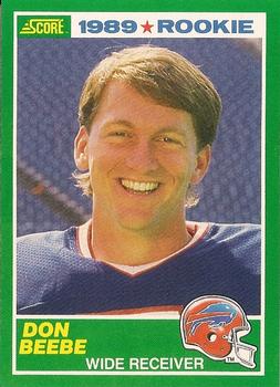 1989 Score #265 Don Beebe Front