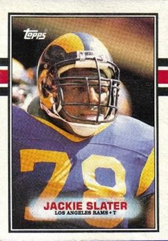 1989 Topps #135 Jackie Slater Front