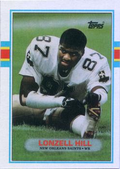 1989 Topps #156 Lonzell Hill Front