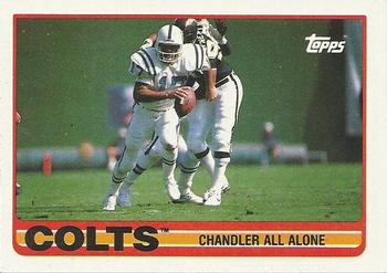 1989 Topps #205 Colts Team Leaders (Chandler All Alone) Front