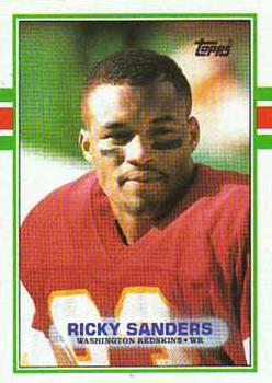 1989 Topps #263 Ricky Sanders Front