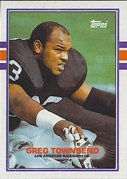 1989 Topps #274 Greg Townsend Front