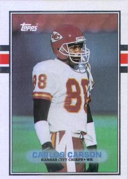1989 Topps #355 Carlos Carson Front