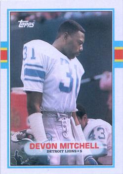 1989 Topps #363 Devon Mitchell Front