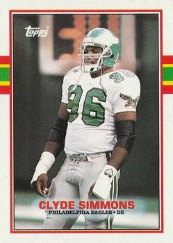 1989 Topps #109 Clyde Simmons Front