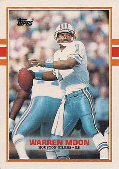 1989 Topps #93 Warren Moon Front