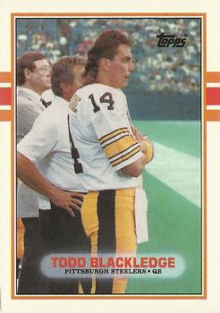 1989 Topps Traded #31T Todd Blackledge Front