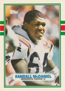 1989 Topps Traded #54T Randall McDaniel Front