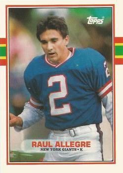 1989 Topps Traded #71T Raul Allegre Front