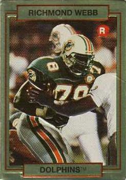 1990 Action Packed Rookie/Update #2 Richmond Webb Front
