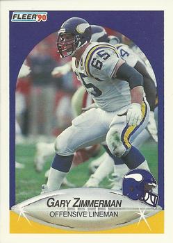 1990 Fleer #109 Gary Zimmerman Front
