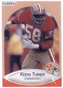 1990 Fleer #15 Keena Turner Front