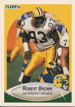 1990 Fleer #169 Robert Brown Front