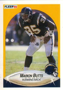 1990 Fleer #305 Marion Butts Front