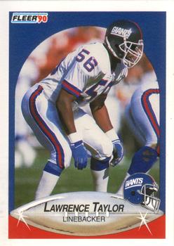 1990 Fleer #77 Lawrence Taylor Front