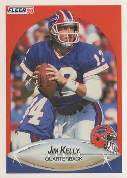 1990 Fleer #113 Jim Kelly Front