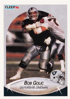 1990 Fleer #254 Bob Golic Front
