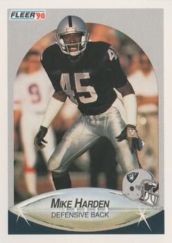 1990 Fleer #255 Mike Harden Front