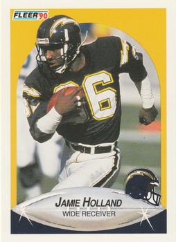 1990 Fleer #309 Jamie Holland Front