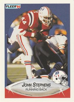 1990 Fleer #328 John Stephens Front