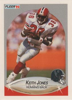 1990 Fleer #379 Keith Jones Front
