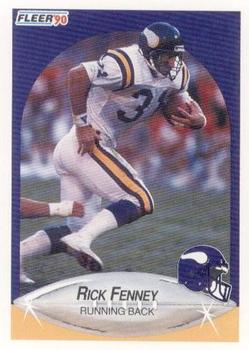 1990 Fleer #98 Rick Fenney Front