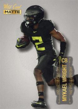 2022 Wild Card Matte - Silver #MB-87 Mykael Wright Front