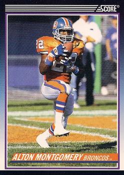 1990 Score Rookie & Traded #103T Alton Montgomery Front