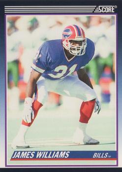 1990 Score Rookie & Traded #84T James Williams Front