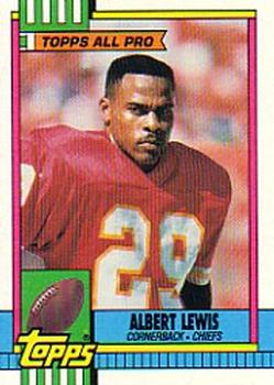 1990 Topps #254 Albert Lewis Front