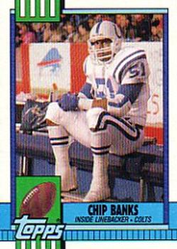 1990 Topps #299 Chip Banks Front