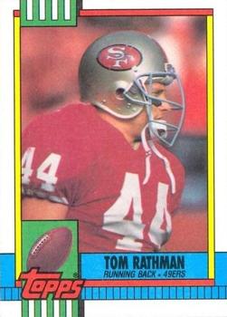 1990 Topps #15 Tom Rathman Front