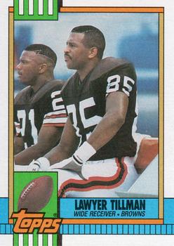 1990 Topps #156 Lawyer Tillman Front
