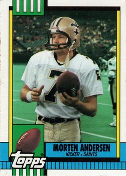 1990 Topps #245 Morten Andersen Front