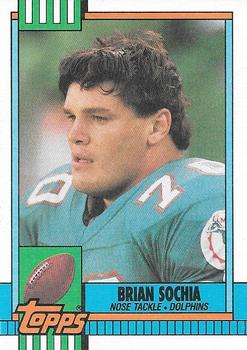 1990 Topps #329 Brian Sochia Front