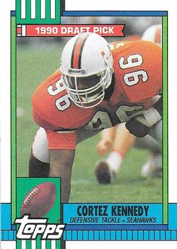 1990 Topps #334 Cortez Kennedy Front
