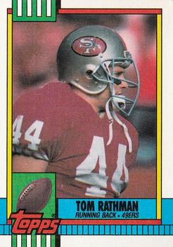 1990 Topps #15 Tom Rathman Front