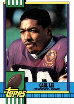 1990 Topps #110 Carl Lee Front