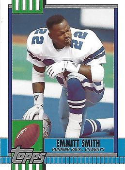 1990 Topps Traded #27T Emmitt Smith Front