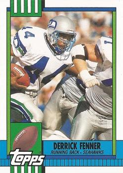 1990 Topps Traded #62T Derrick Fenner Front
