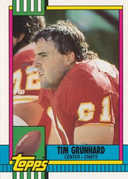 1990 Topps Traded #103T Tim Grunhard Front