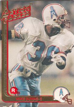 1991 Action Packed Rookie/Update #52 Mike Dumas Front