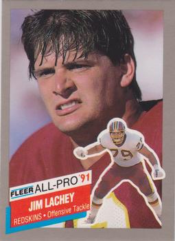 1991 Fleer - All-Pro '91 #24 Jim Lachey Front