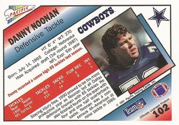 1991 Pacific #102 Danny Noonan Back