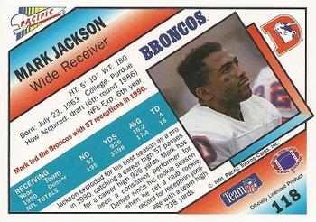 1991 Pacific #118 Mark Jackson Back