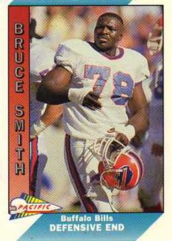 1991 Pacific #29 Bruce Smith Front