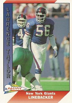 1991 Pacific #356 Lawrence Taylor Front