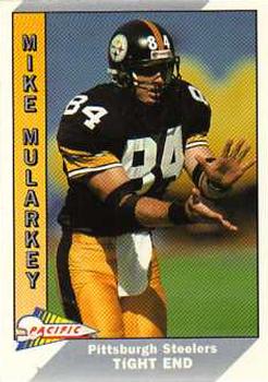1991 Pacific #430 Mike Mularkey Front