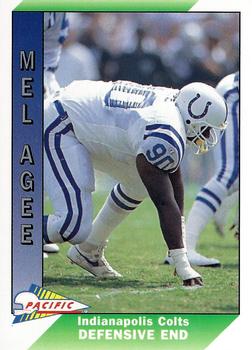 1991 Pacific #594 Mel Agee Front