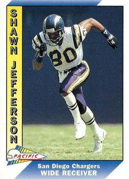 1991 Pacific #644 Shawn Jefferson Front